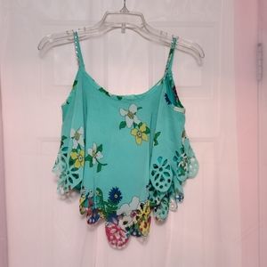 Floral crop top